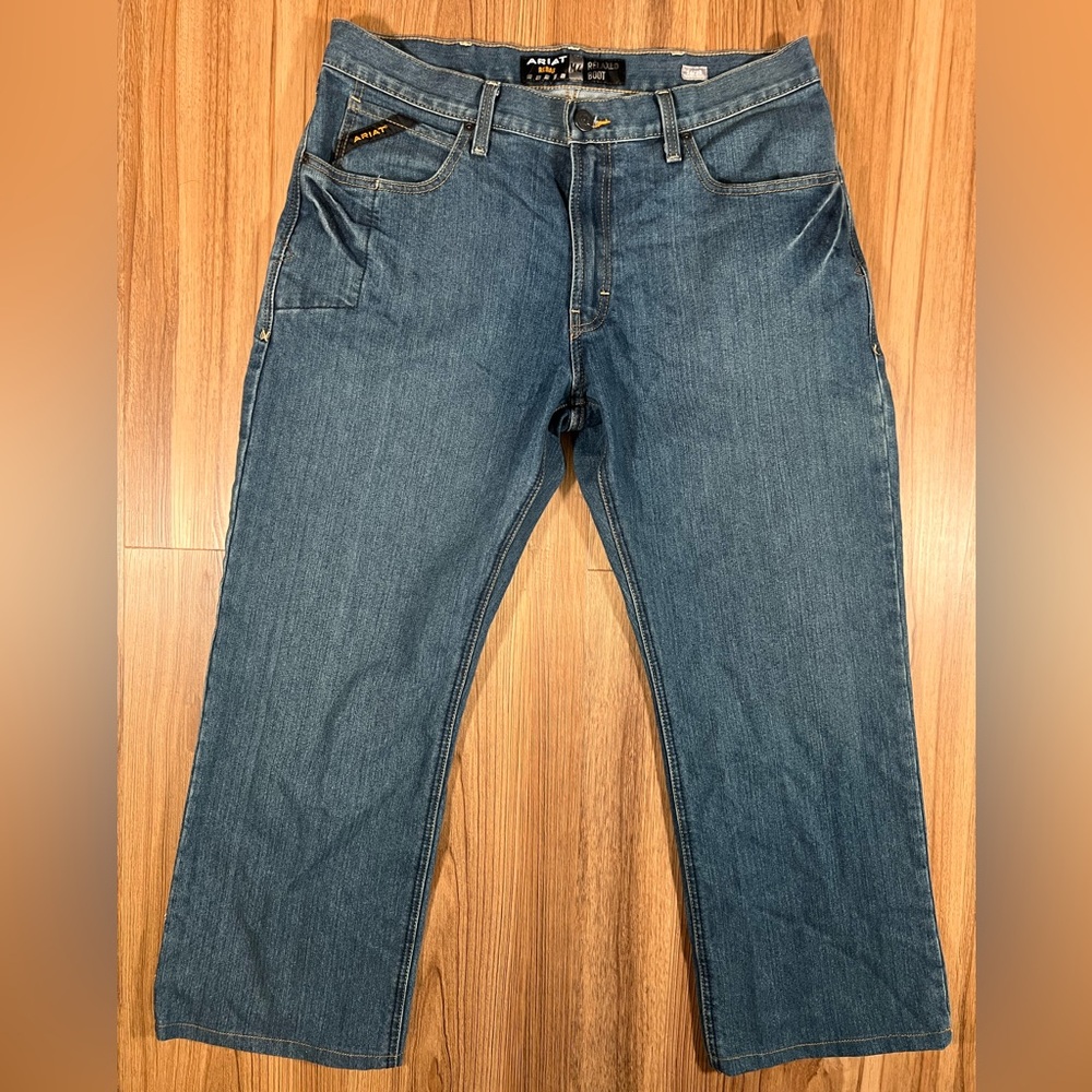 ARIAT REBAR M4 Relaxed Boot Cut Jeans